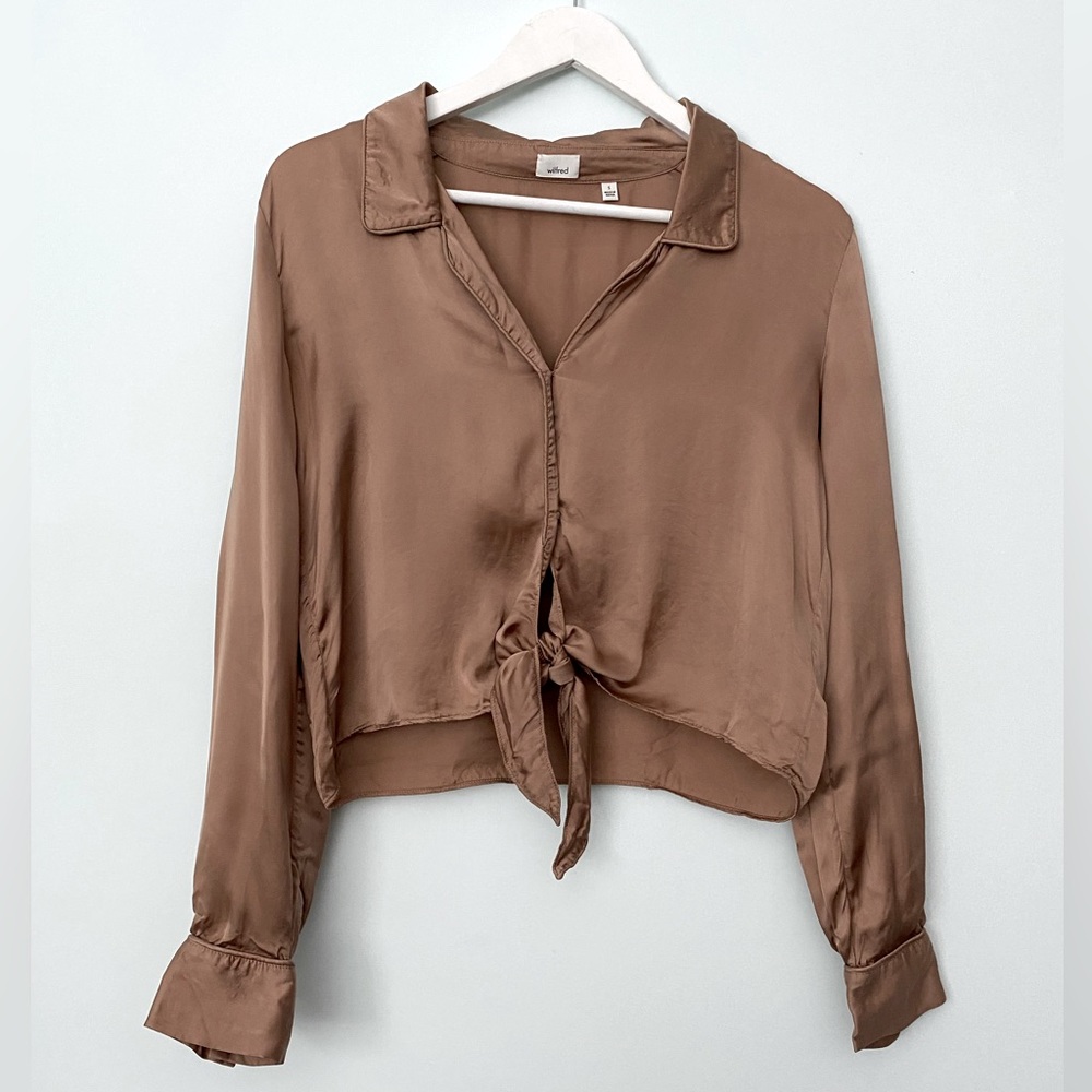 SOLD Wilfred Silk Blouse - Picture 1 of 2